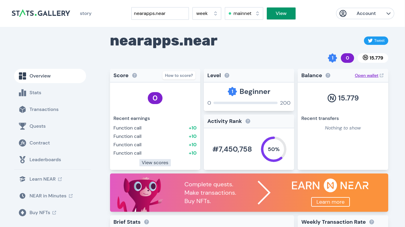 Stats Gallery